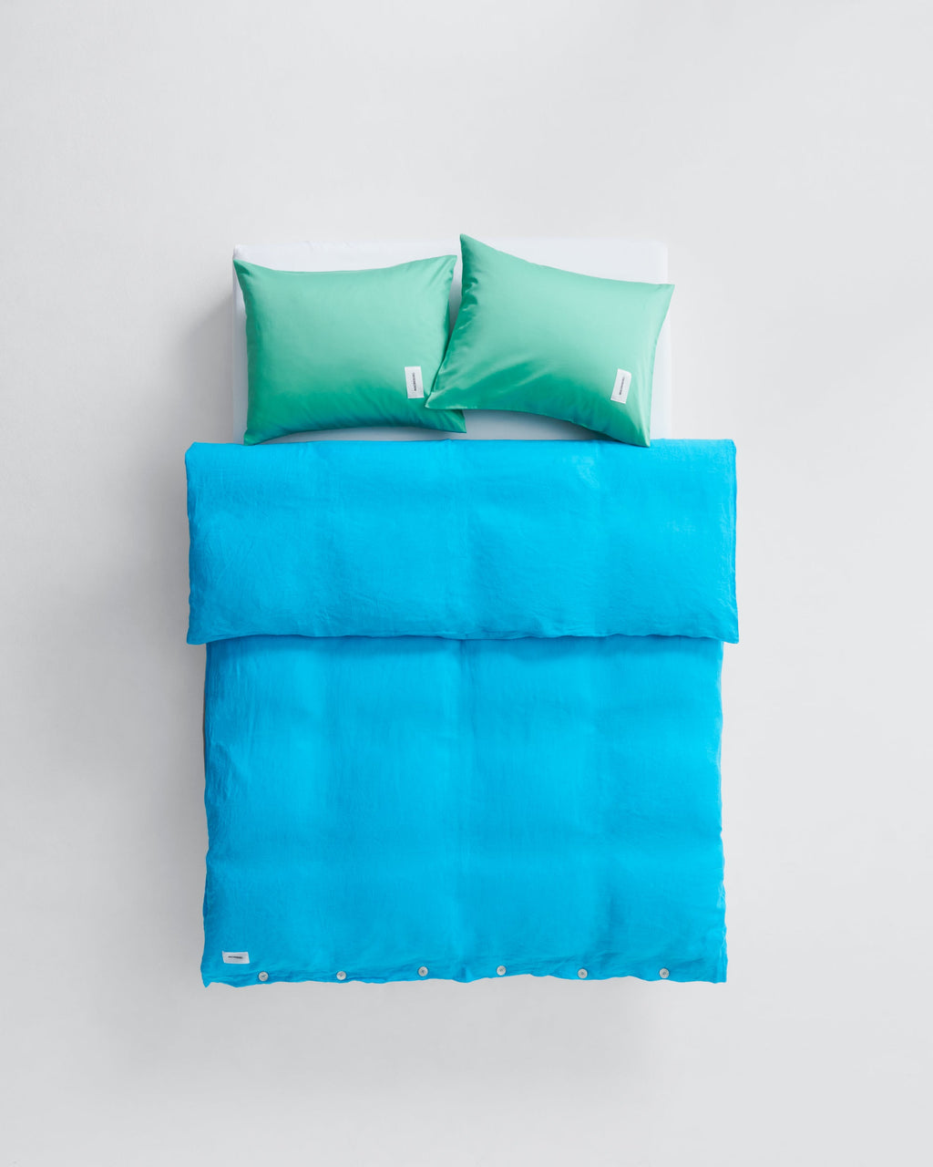 Mother duvet cover | Dance blue Linen