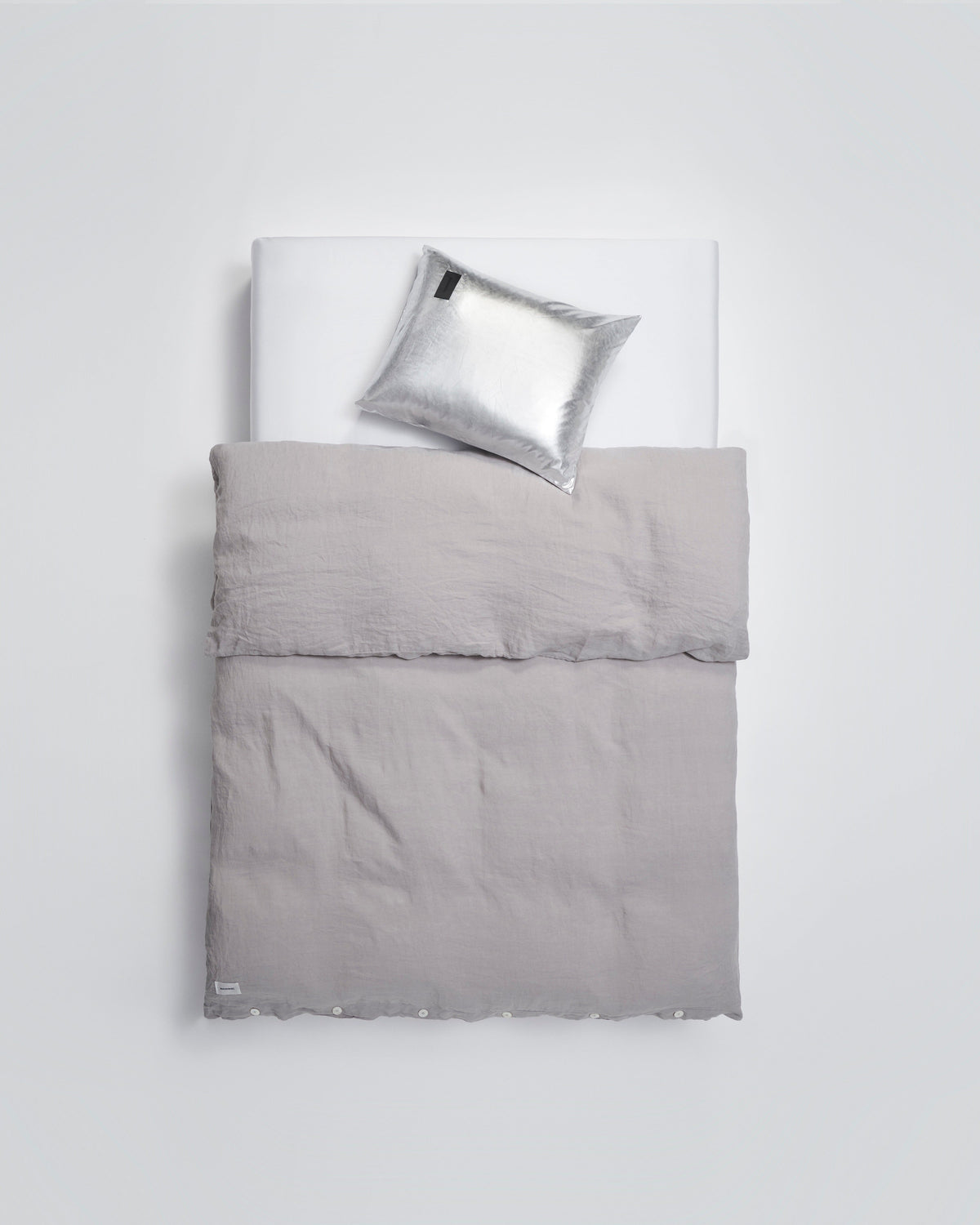 Mother duvet cover | Grey Linen