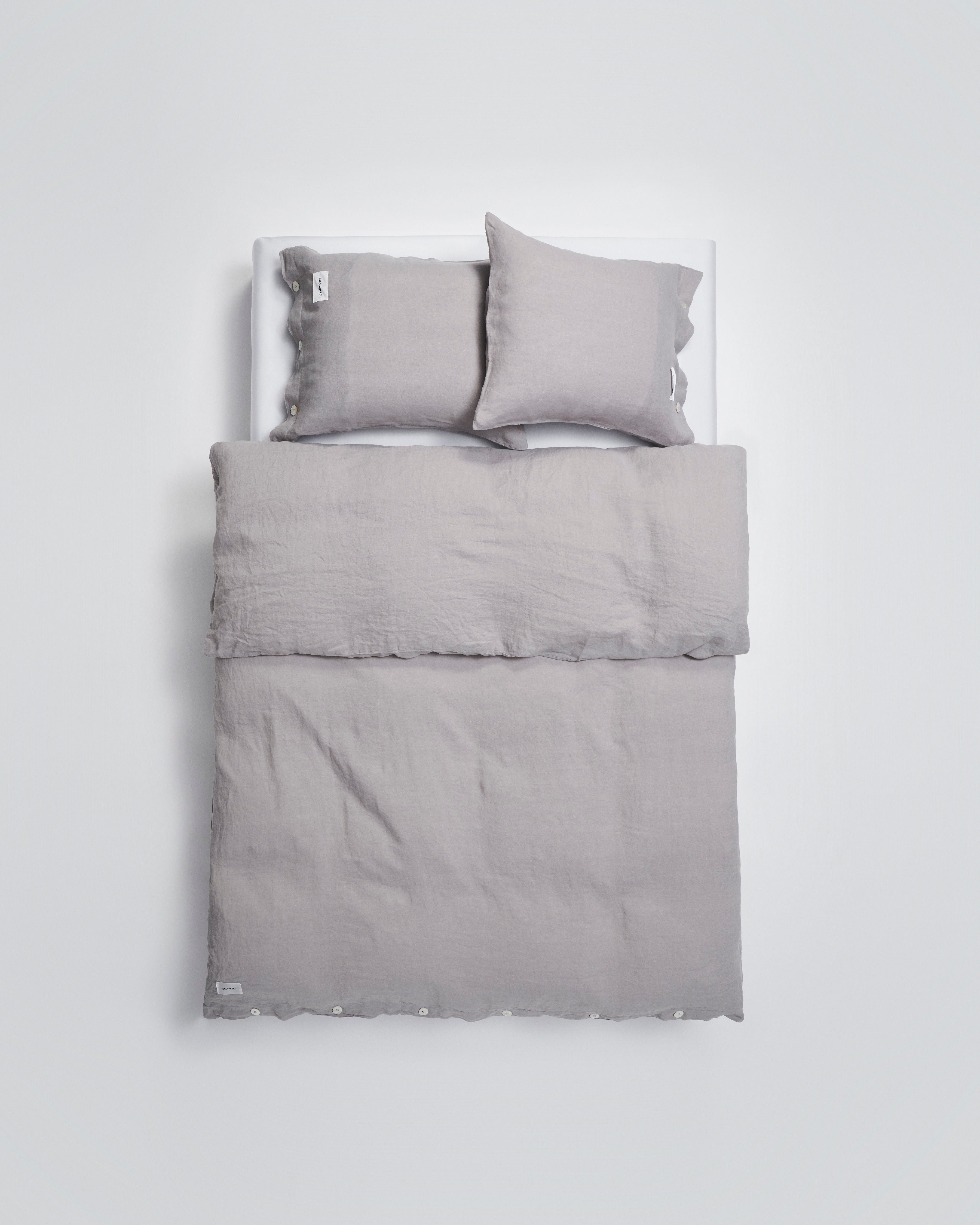 Our classic Mother duvet cover reworked in light, airy linen