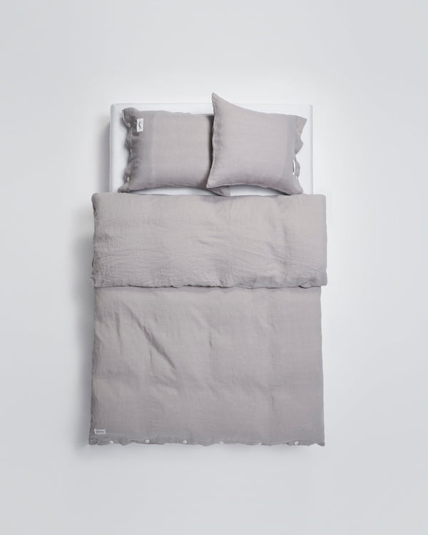 Mother duvet cover | Grey Linen