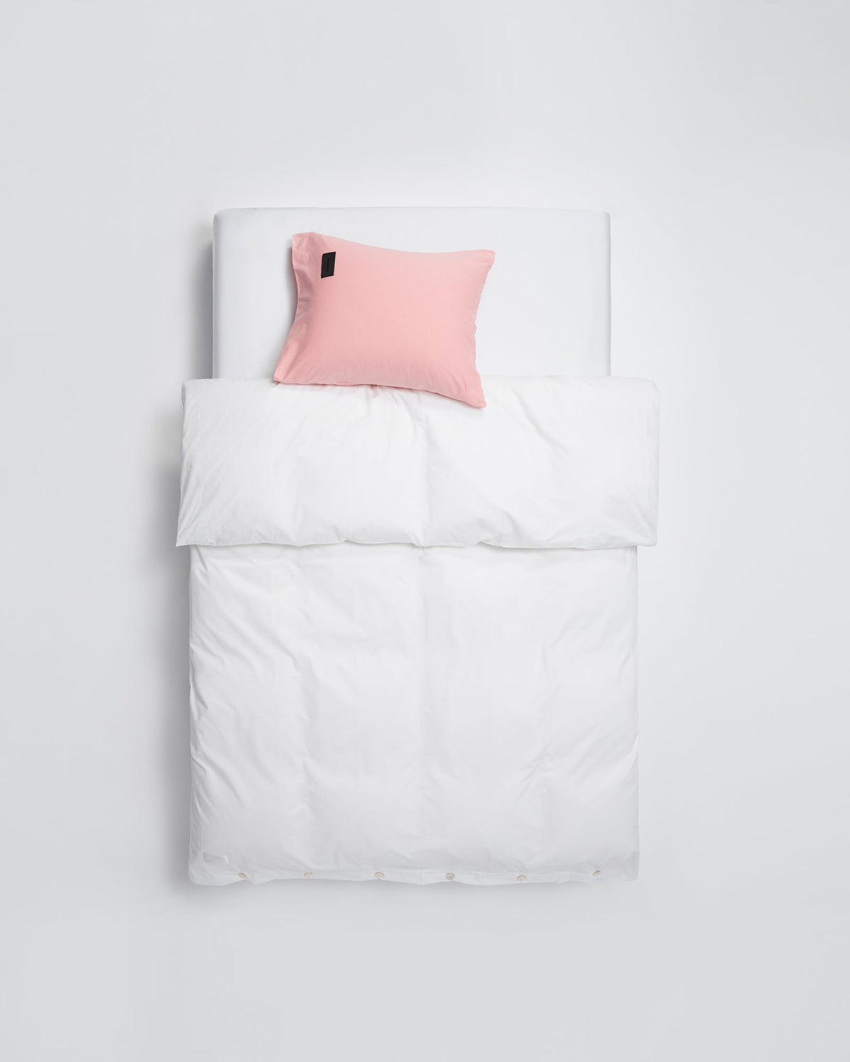 Mother duvet cover | White Poplin