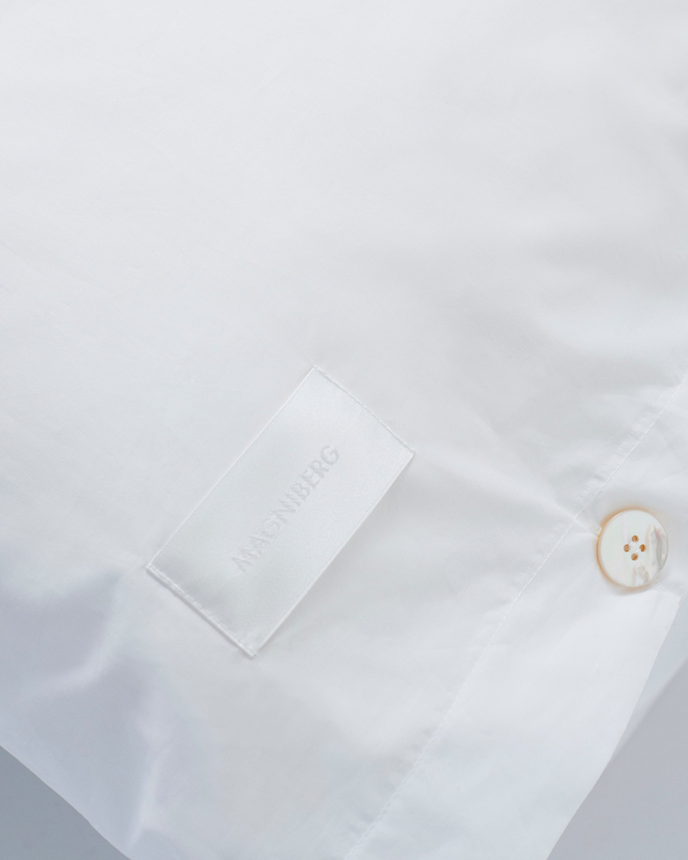 Mother duvet cover | White Poplin