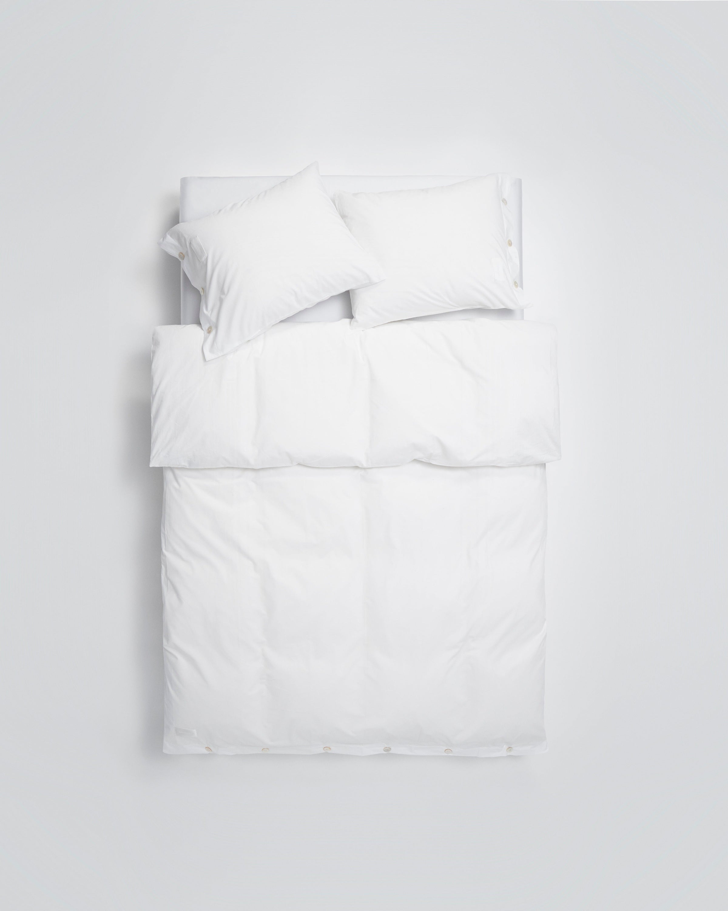 Mother duvet cover | White Poplin