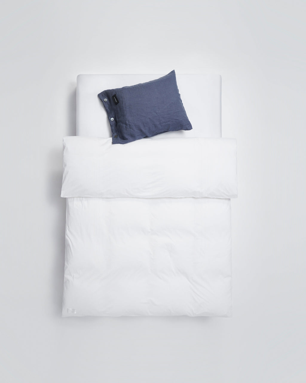Mother pillow case | Bluish grey Linen