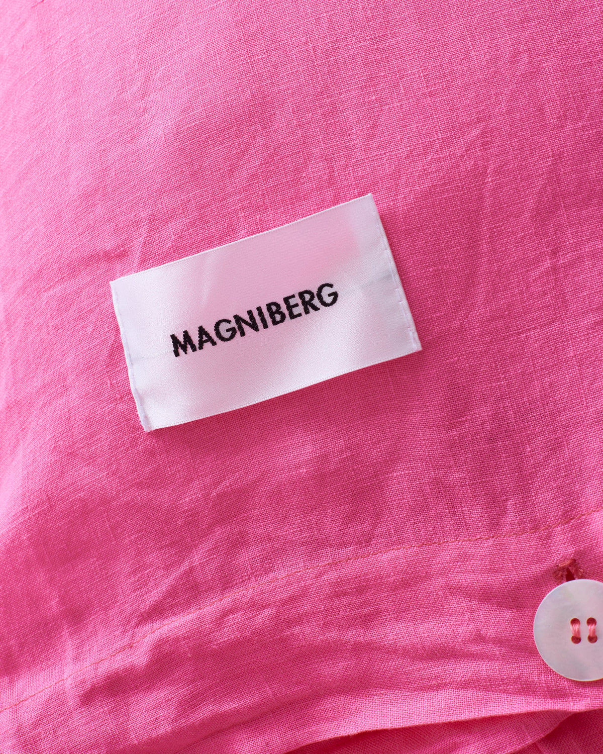 Mother pillow case | Happy pink Linen
