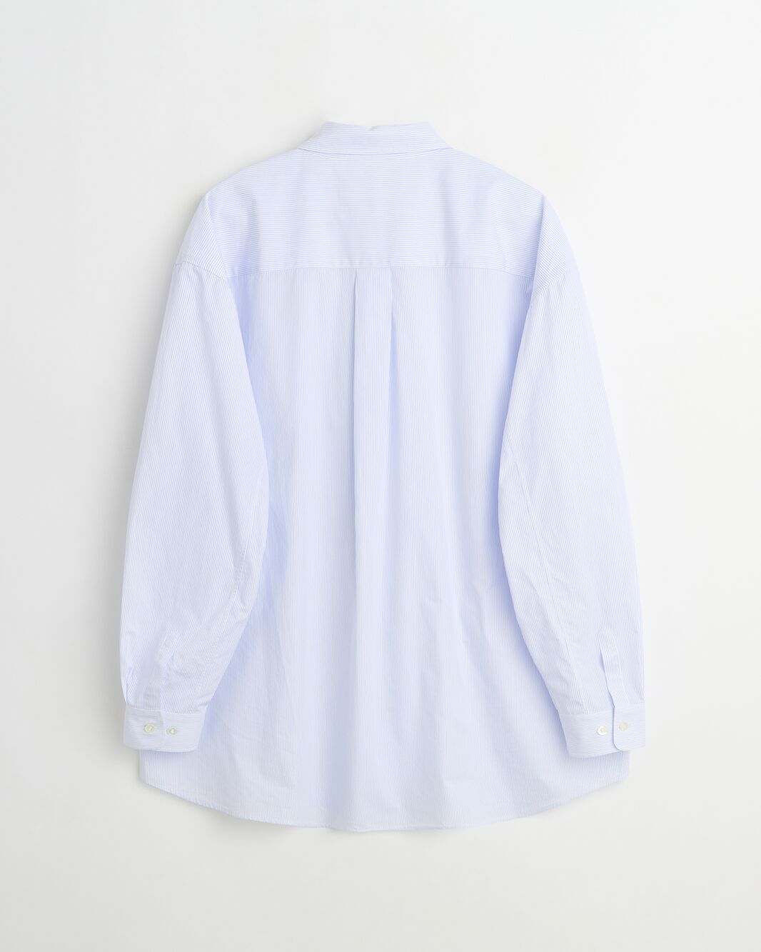 【関税込み】MAGNIBERG ブルー Night パジャマシャツ Night shirt | Light blue mini stripes Poplin | Magniberg