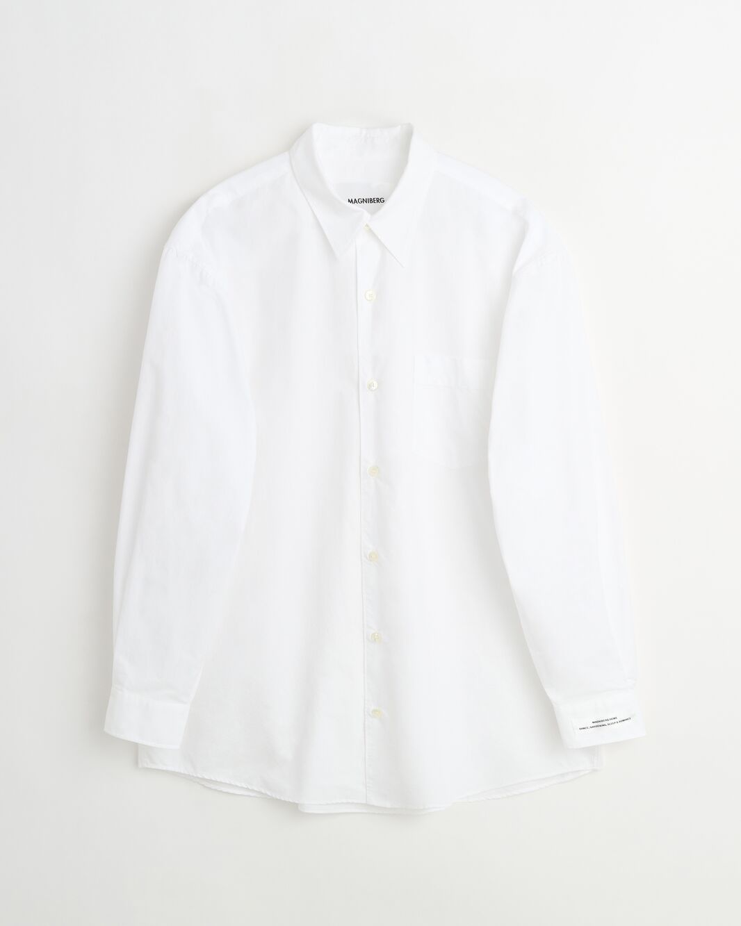 Night shirt | White Poplin