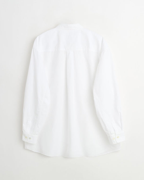 Night shirt | White Poplin