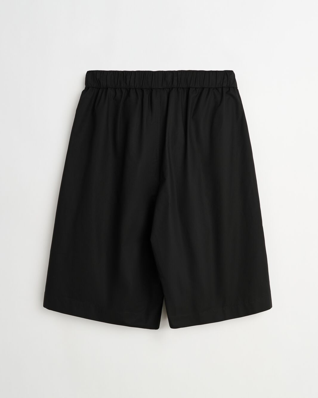 Night shorts | Black Poplin