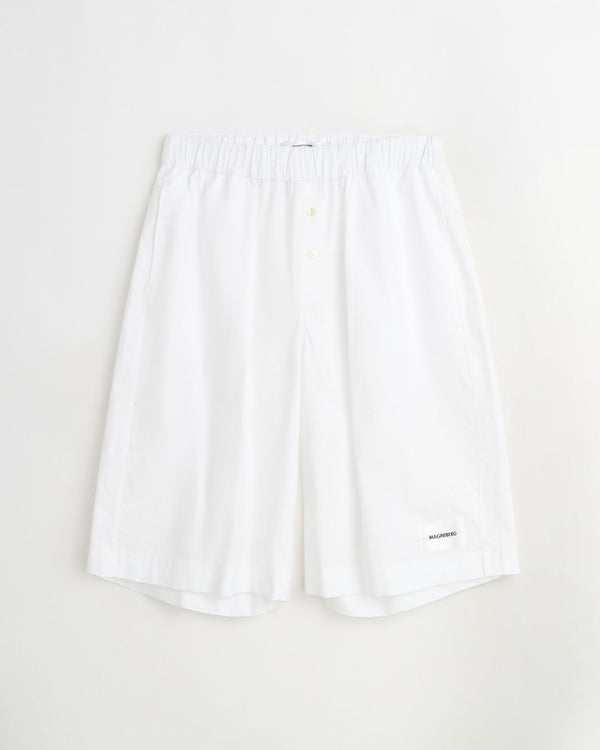 Night shorts | White Poplin