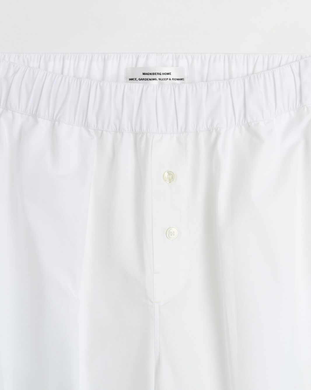 Night shorts | White Poplin