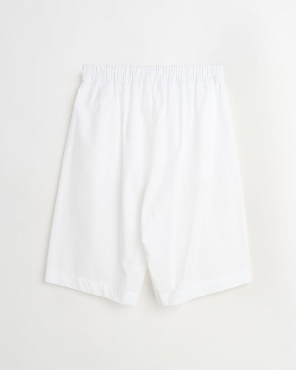Night shorts | White Poplin