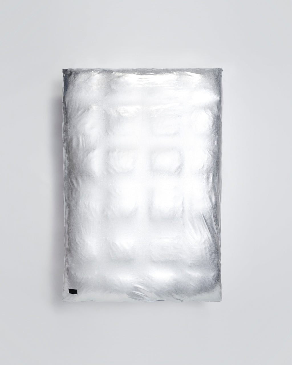 Nude duvet cover | Metallic silver Jersey