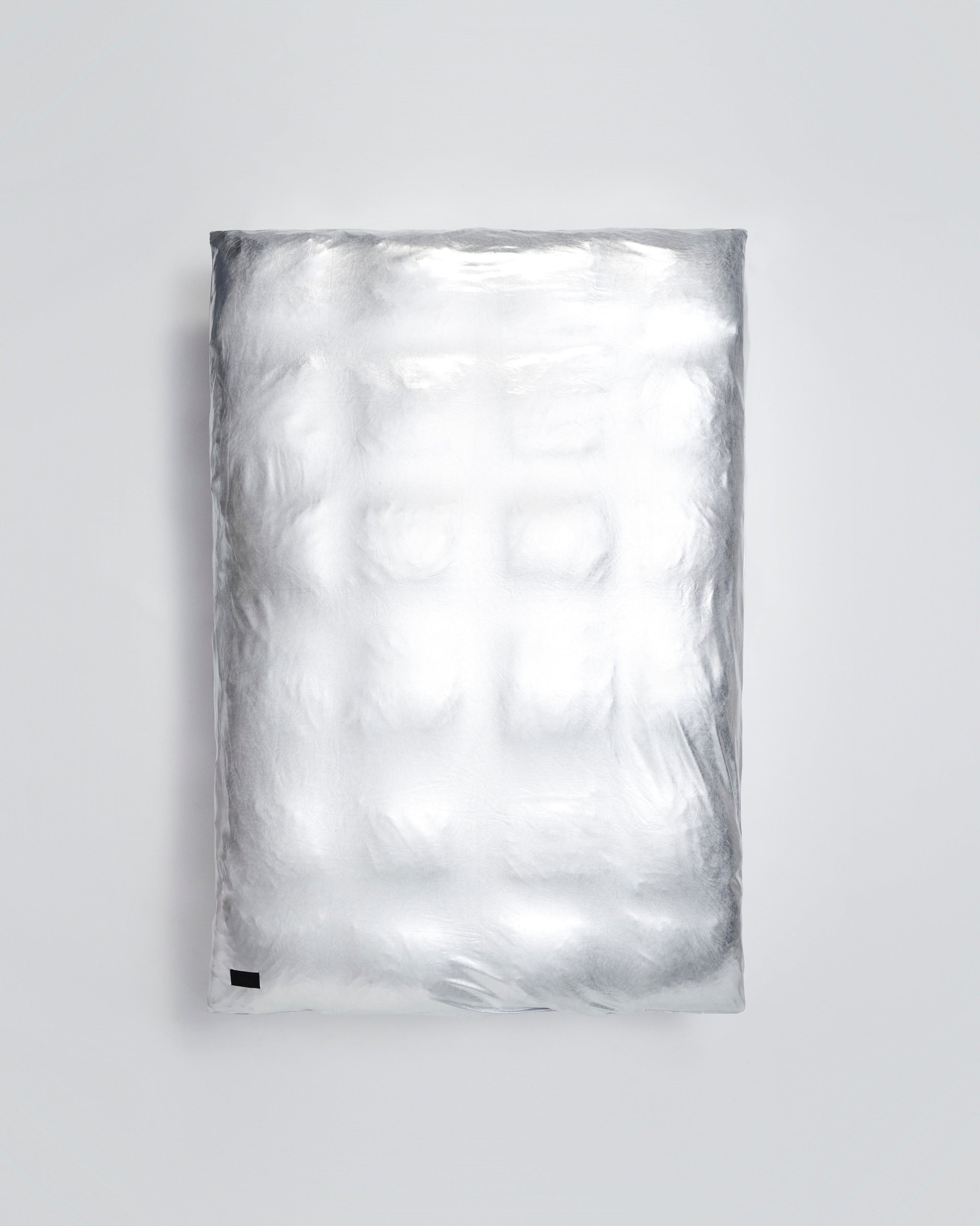 Nude duvet cover | Metallic silver Jersey
