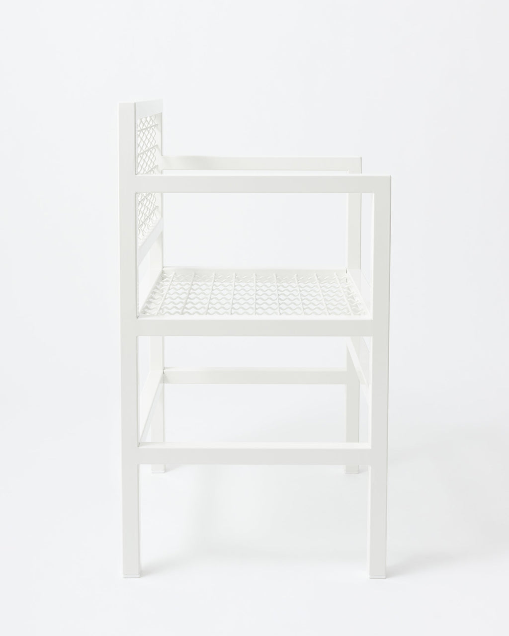 Pike chair | Stockholm white Metal
