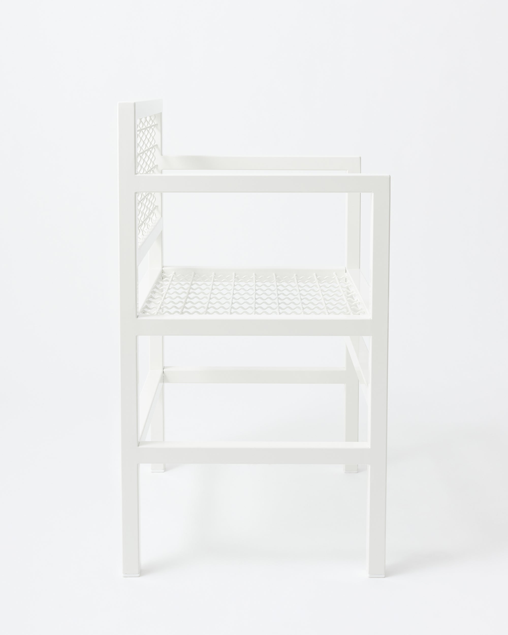 Pike chair | Stockholm white Metal