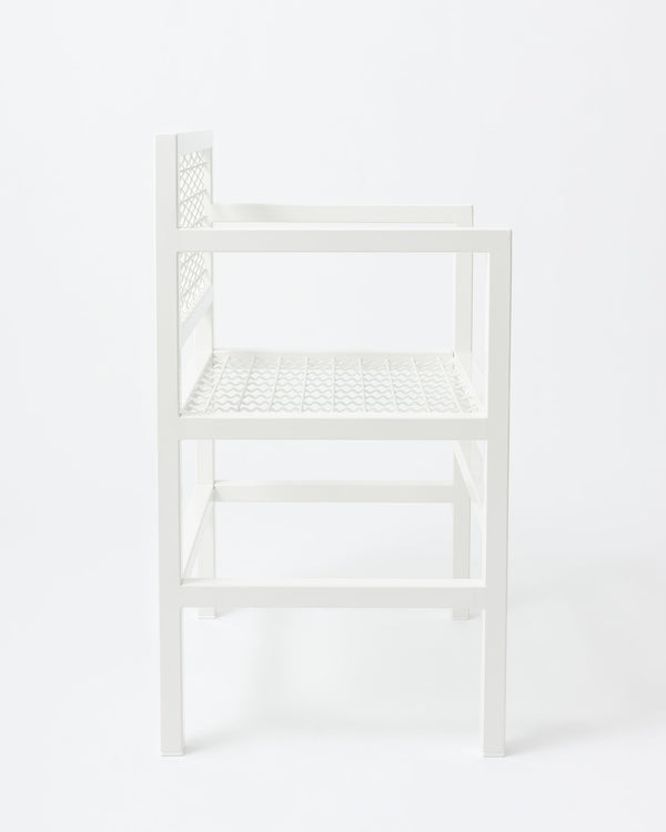 Pike chair | Stockholm white Metal