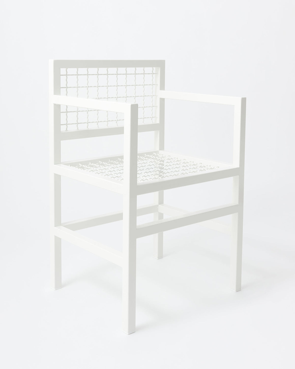 Pike chair | Stockholm white Metal