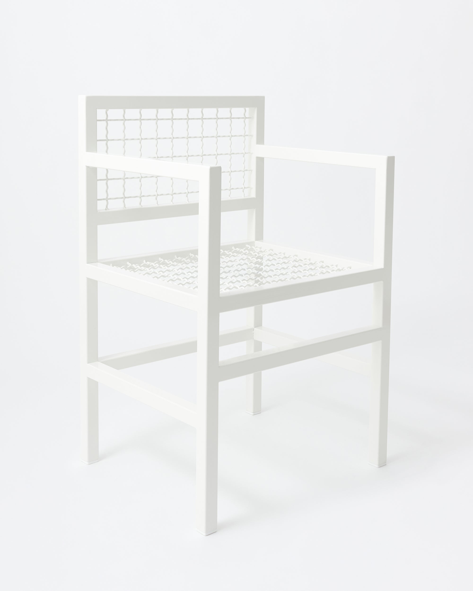 Pike chair | Stockholm white Metal