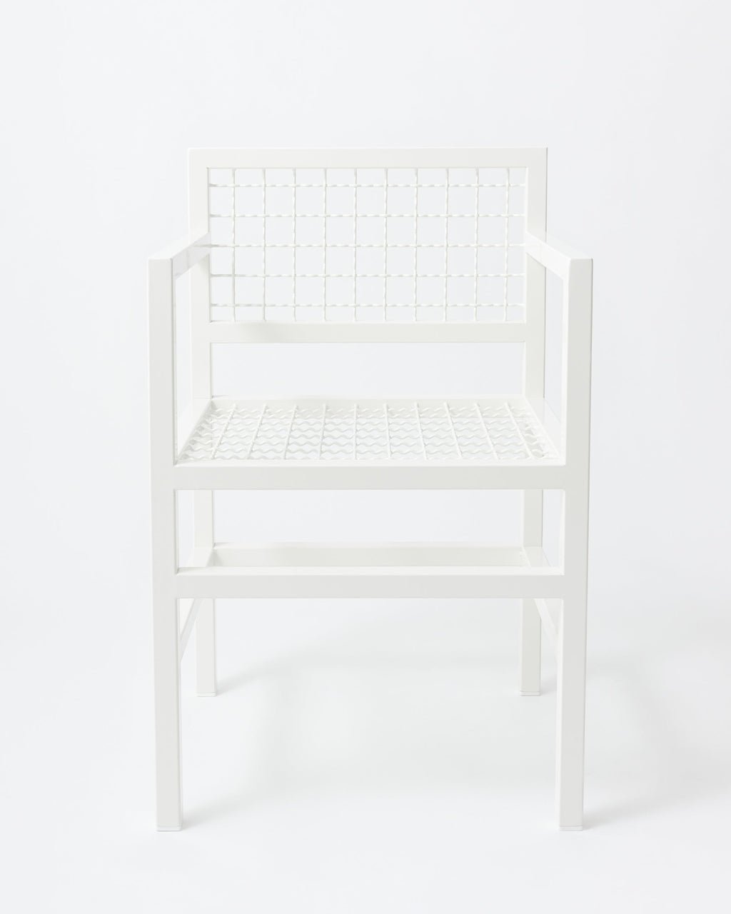 Pike chair | Stockholm white Metal