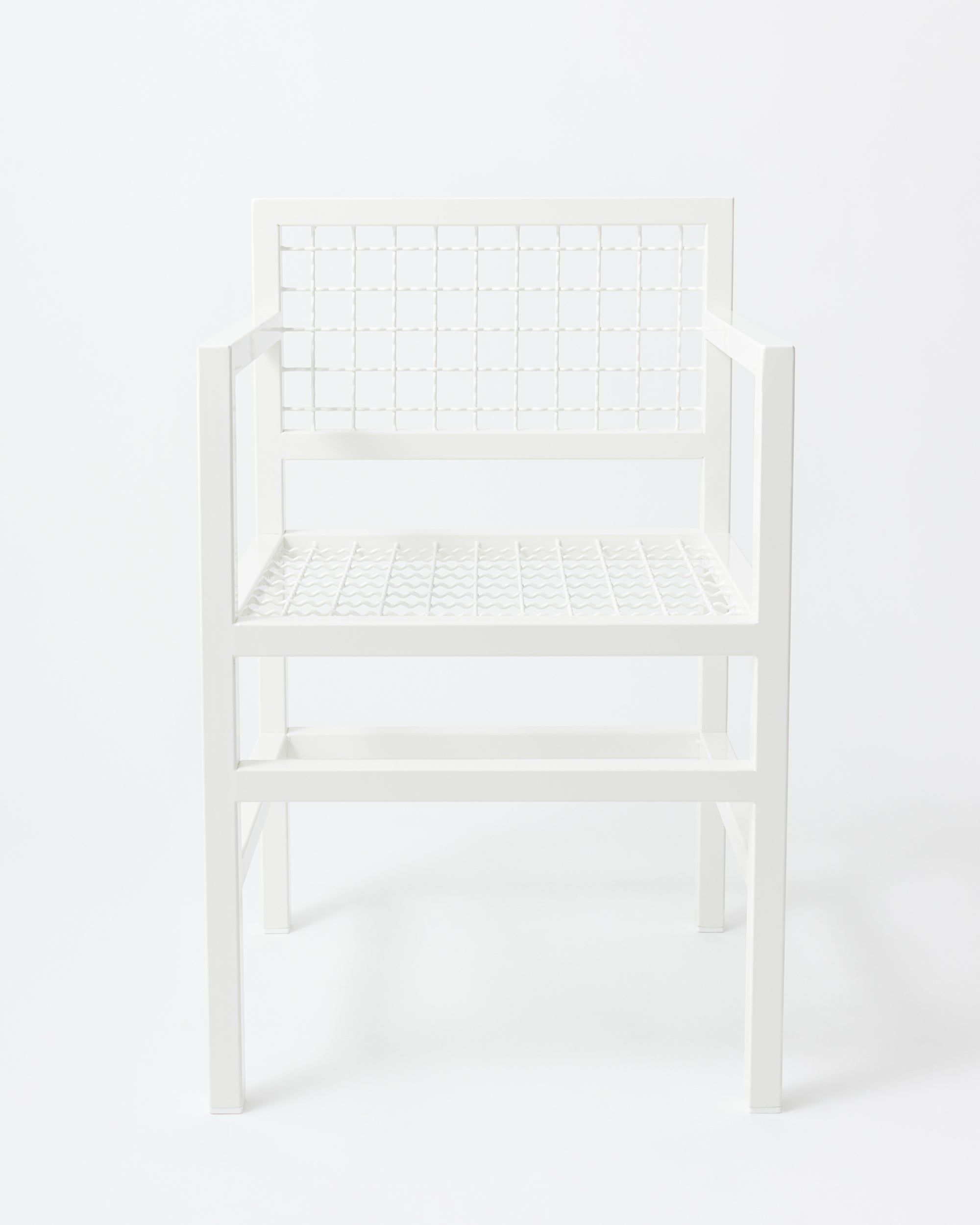 Pike chair | Stockholm white Metal