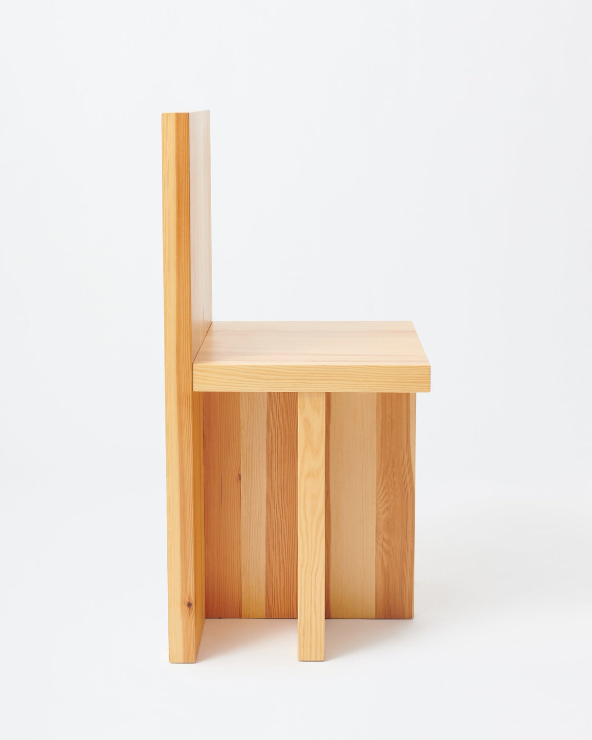 Pony chair | Lacqured blue Pine