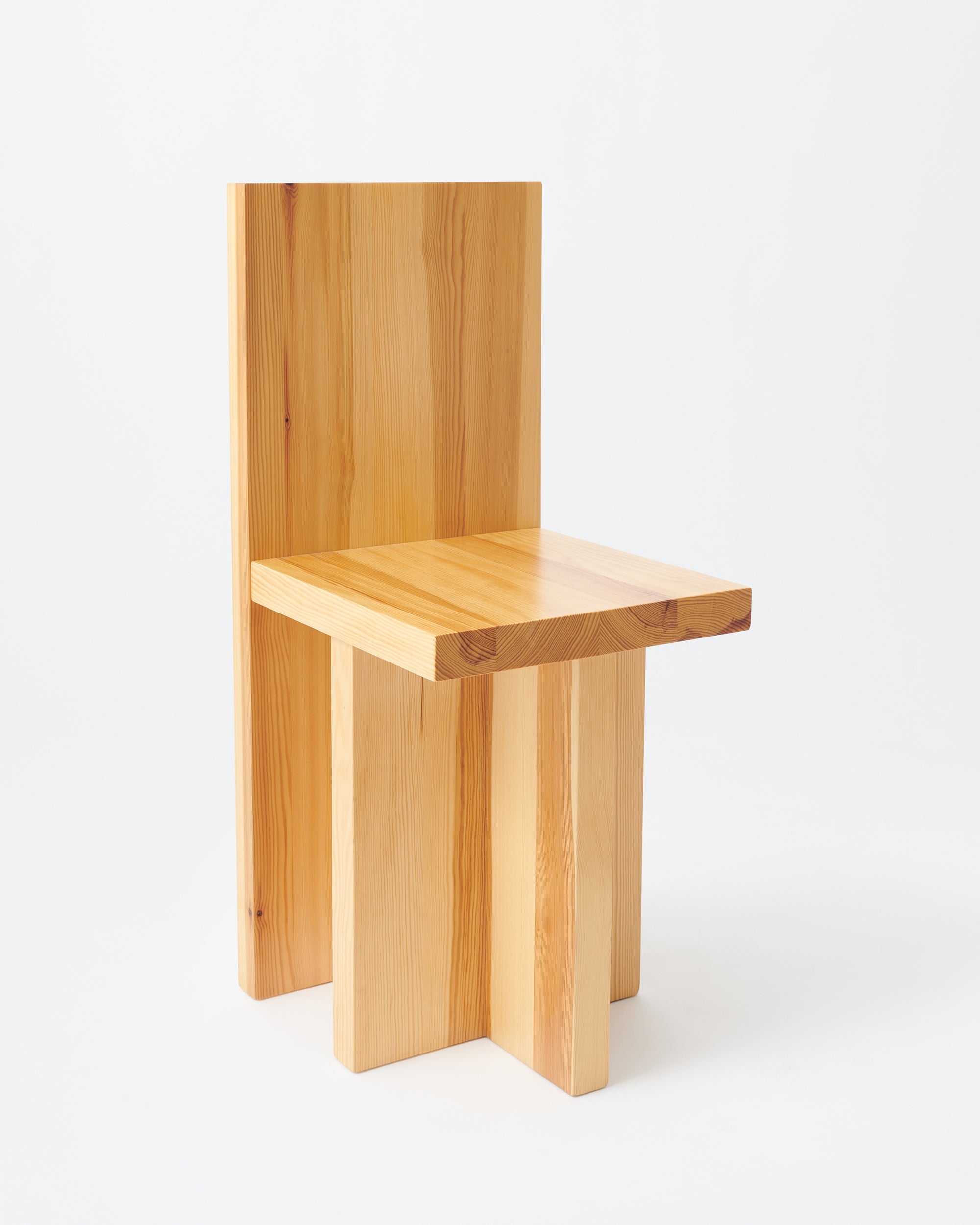 Pony chair | Lacqured blue Pine