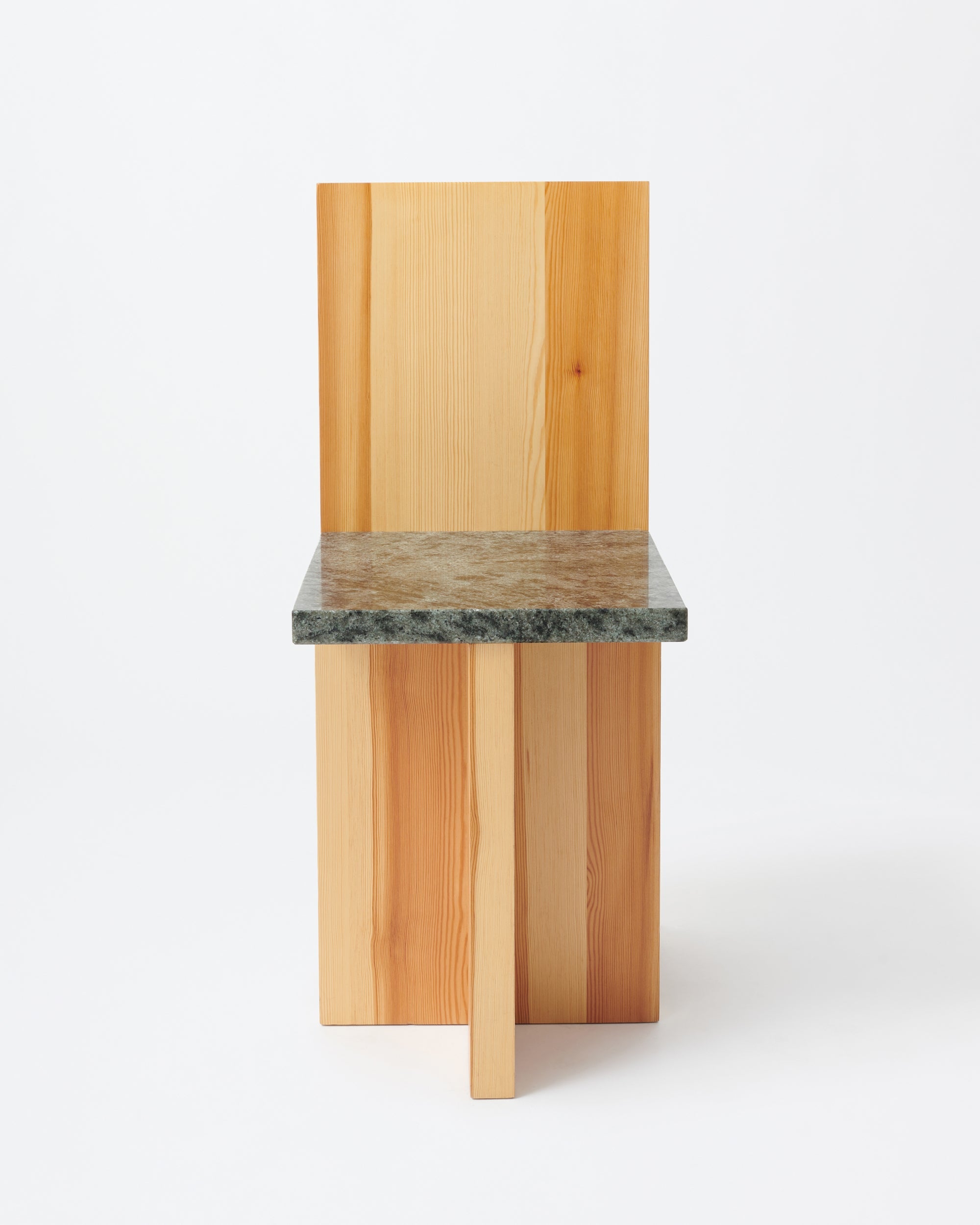 Pony chair | Lacqured pine & granite