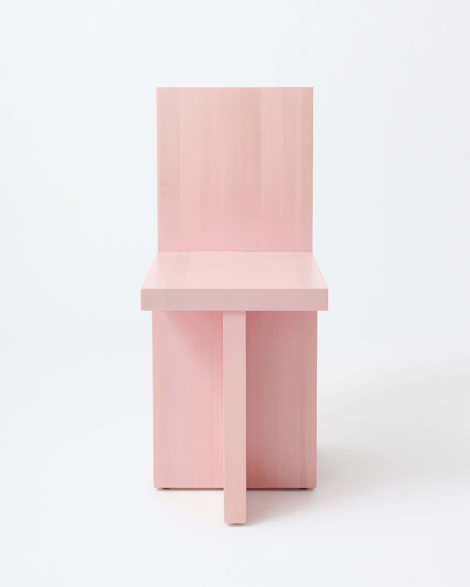 Pony chair | Stained pink Pine