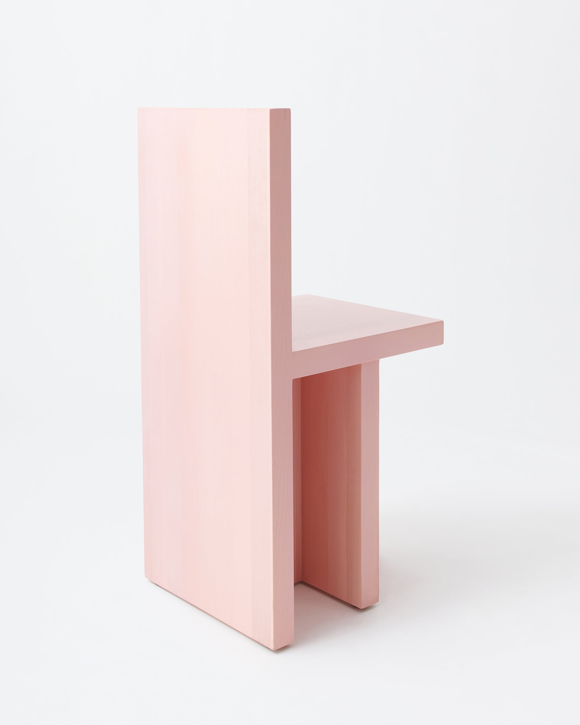 Pony chair | Stained pink Pine