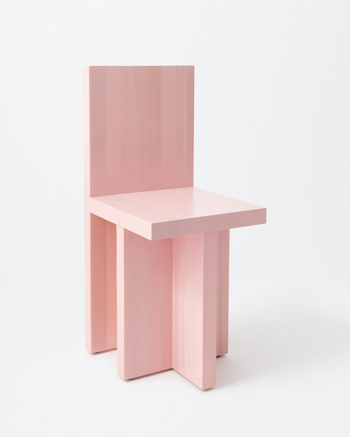 Pony chair | Stained pink Pine