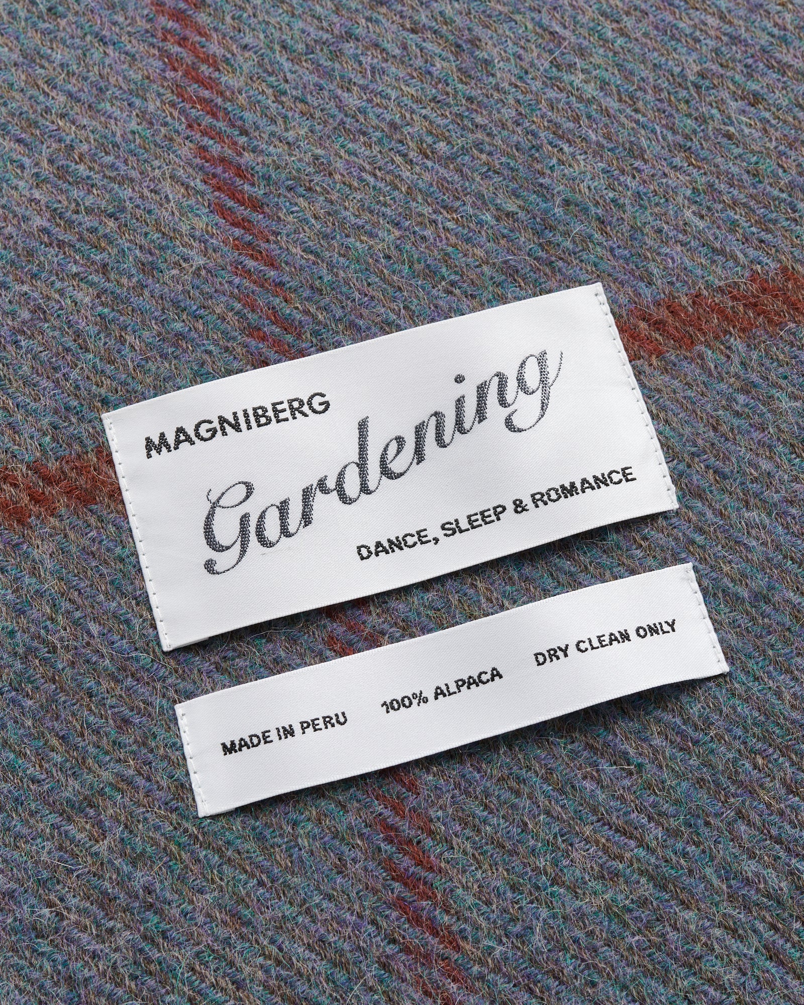 Princess blanket | Poppy seed blue alpaca