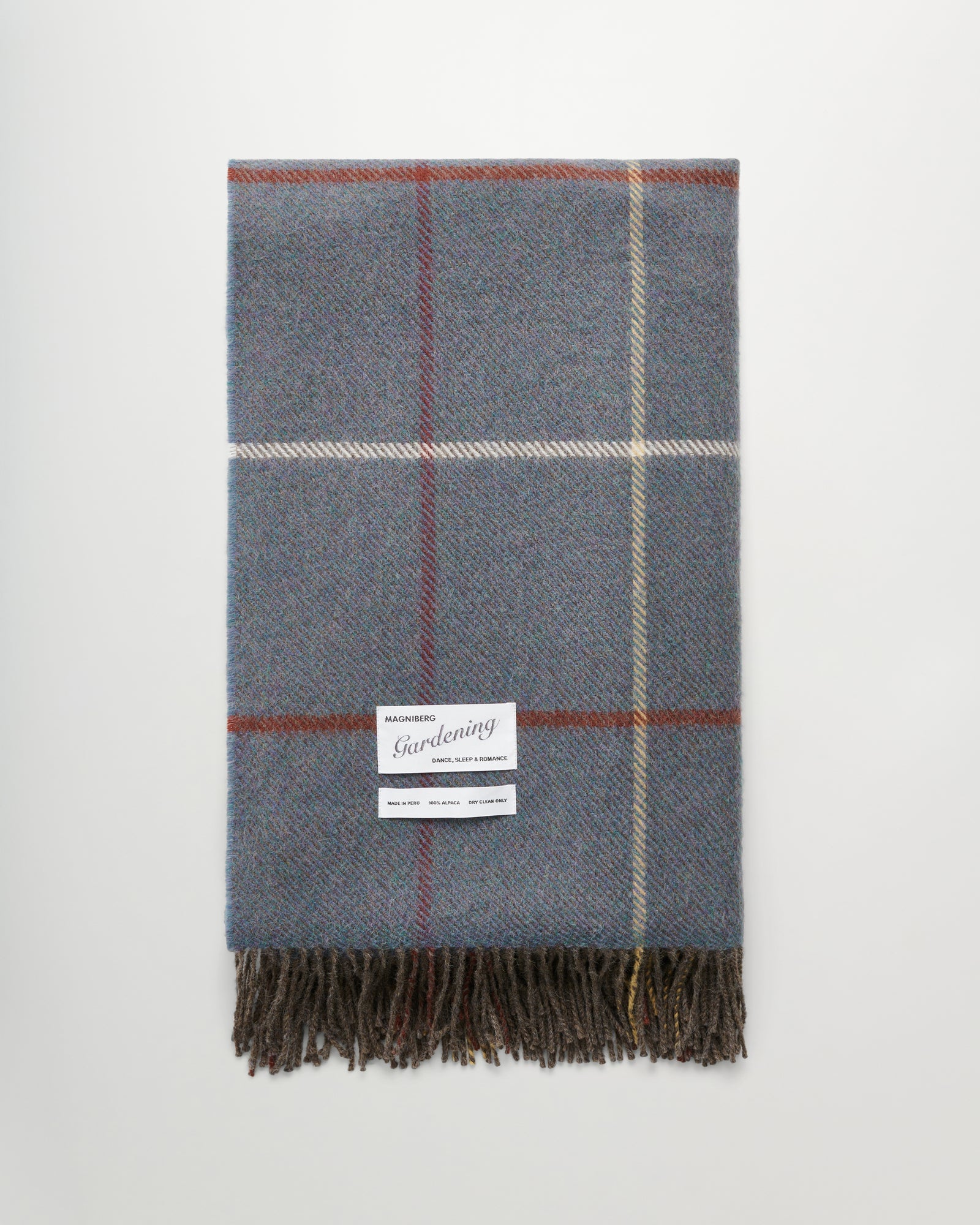 Princess blanket | Poppy seed blue alpaca