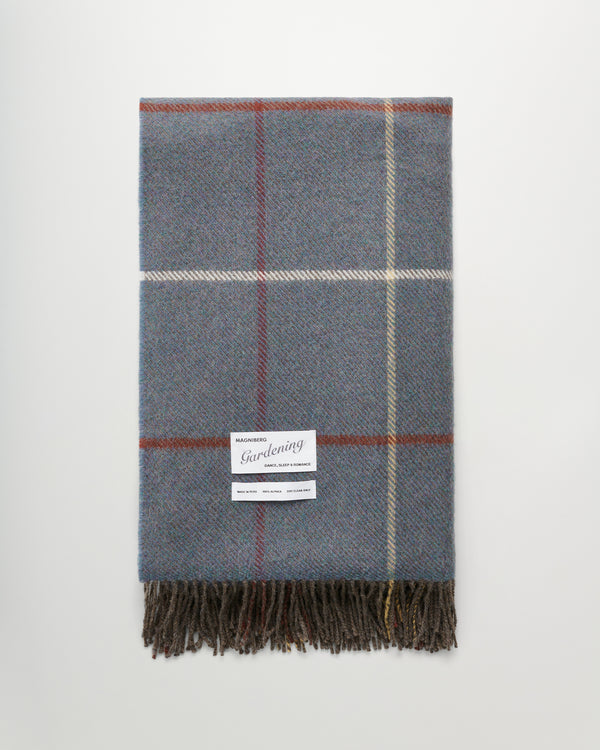 Princess blanket | Poppy seed blue alpaca