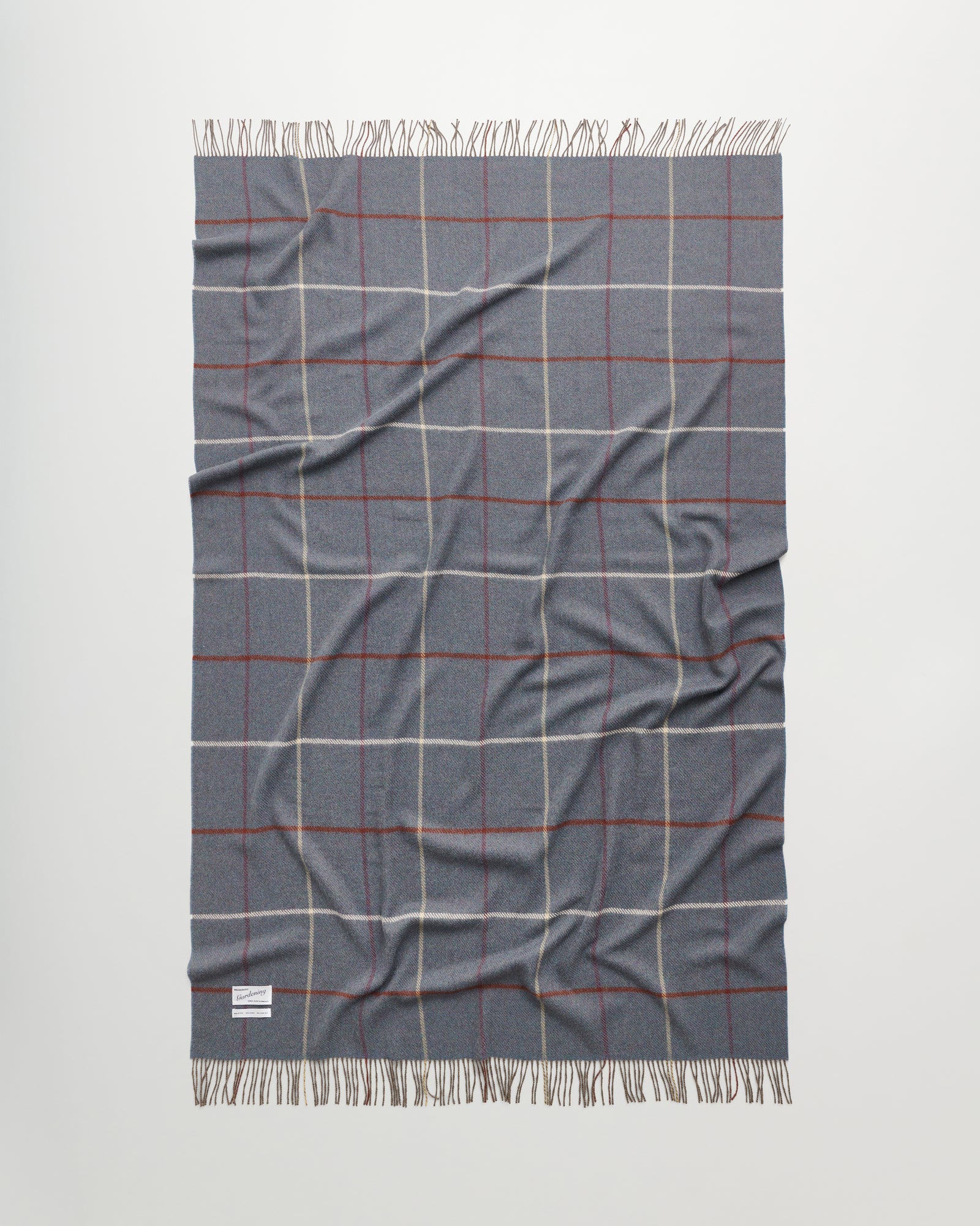 Princess blanket | Poppy seed blue alpaca