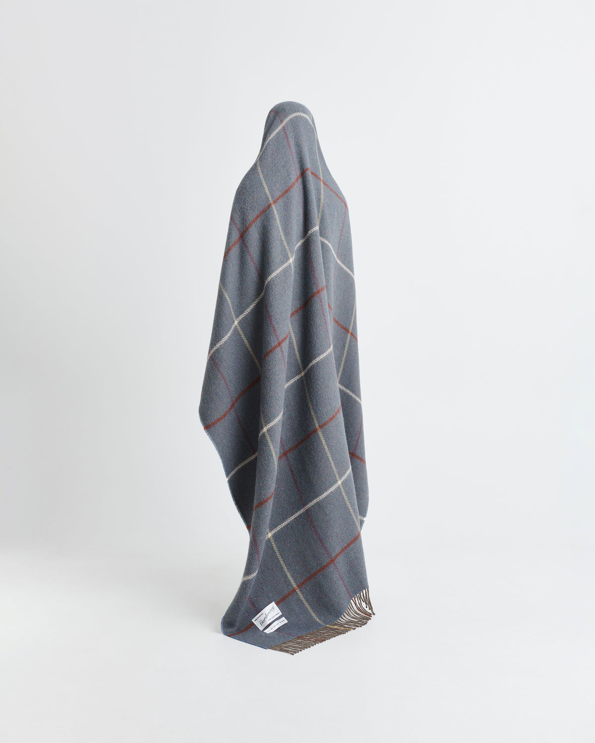 Princess blanket | Poppy seed blue alpaca