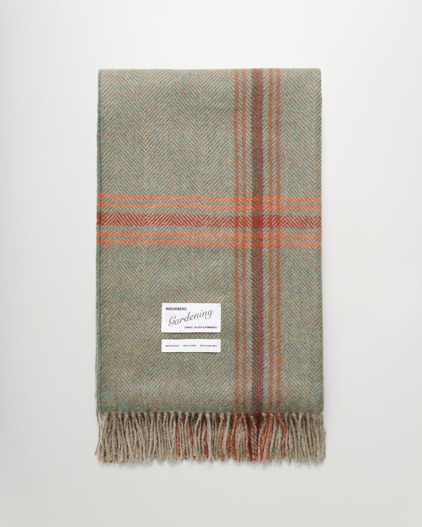 Princess blanket | Thyme green alpaca