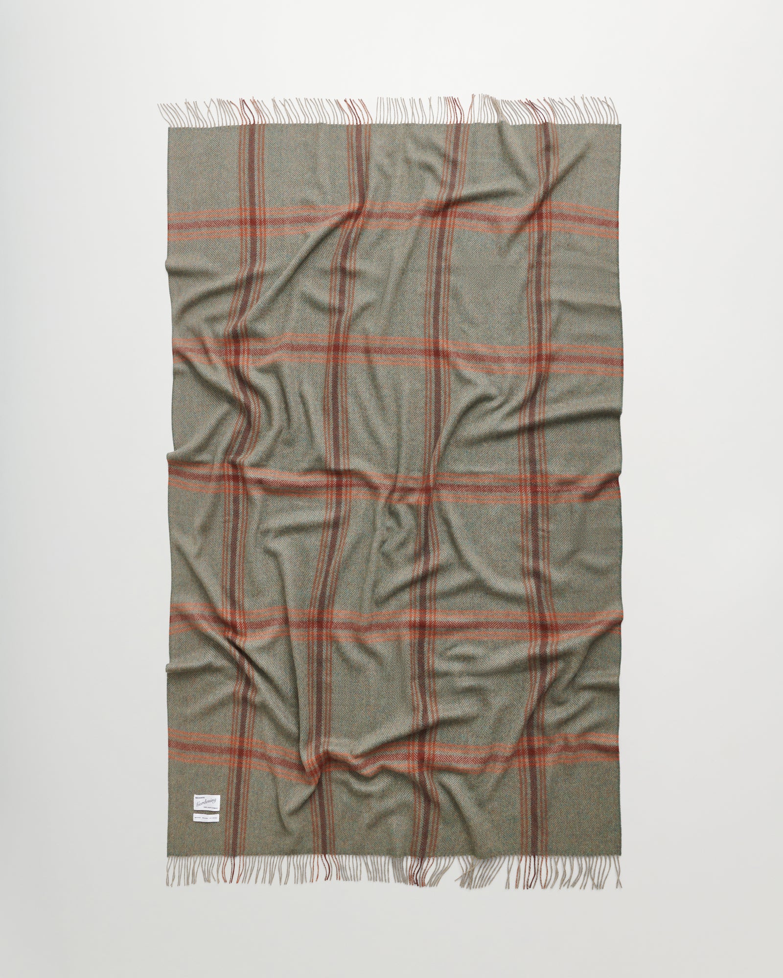 Princess blanket | Thyme green alpaca