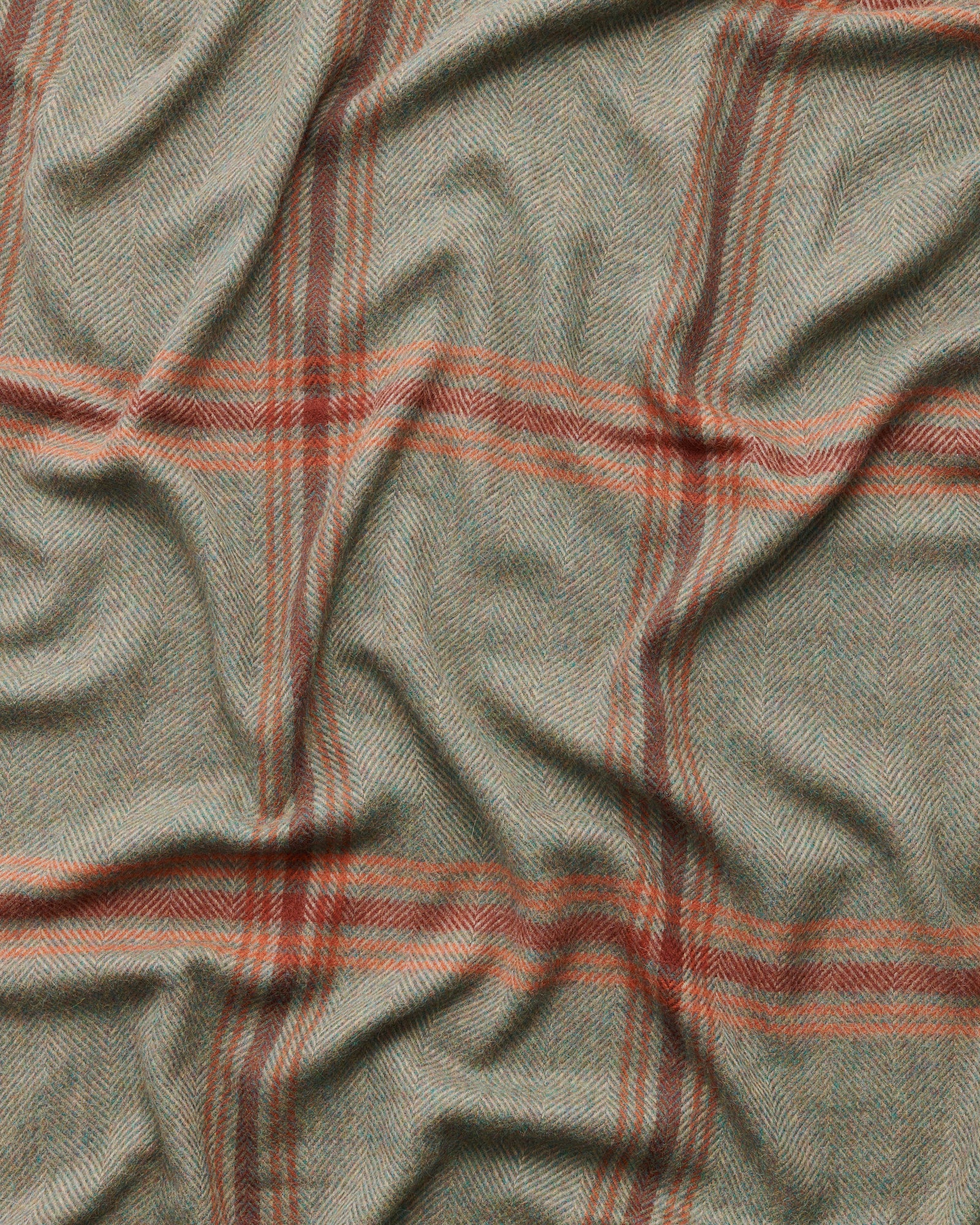 Princess blanket | Thyme green alpaca