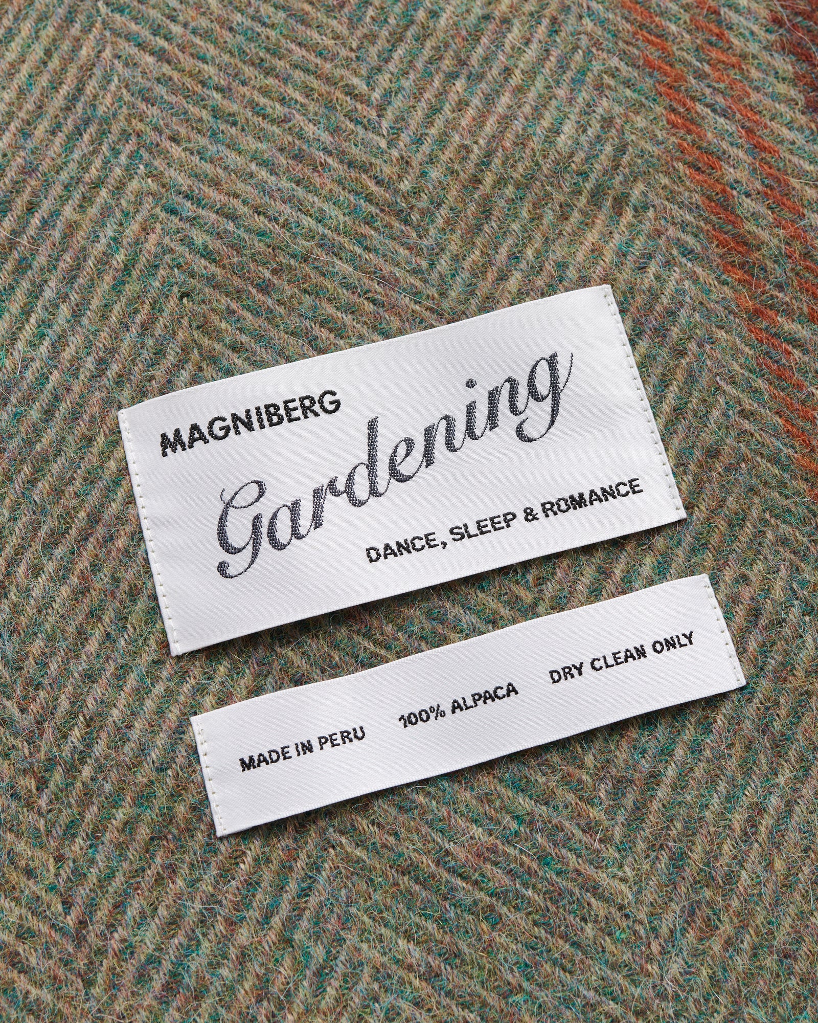 Princess blanket | Thyme green alpaca