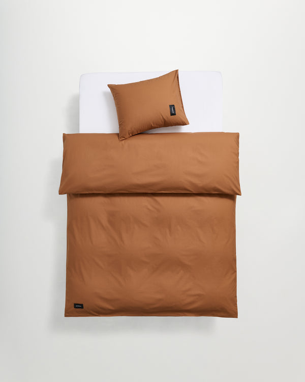 Pure duvet cover | Nocciola beige poplin