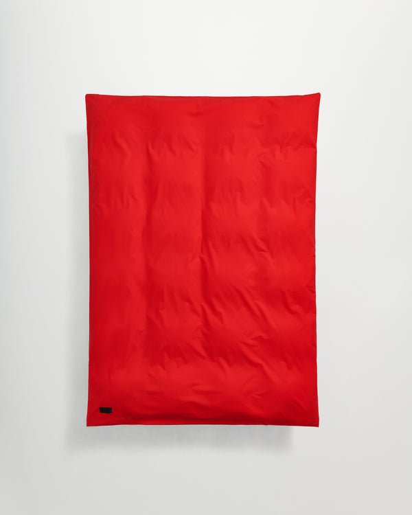 Pure duvet cover | Petunia red poplin