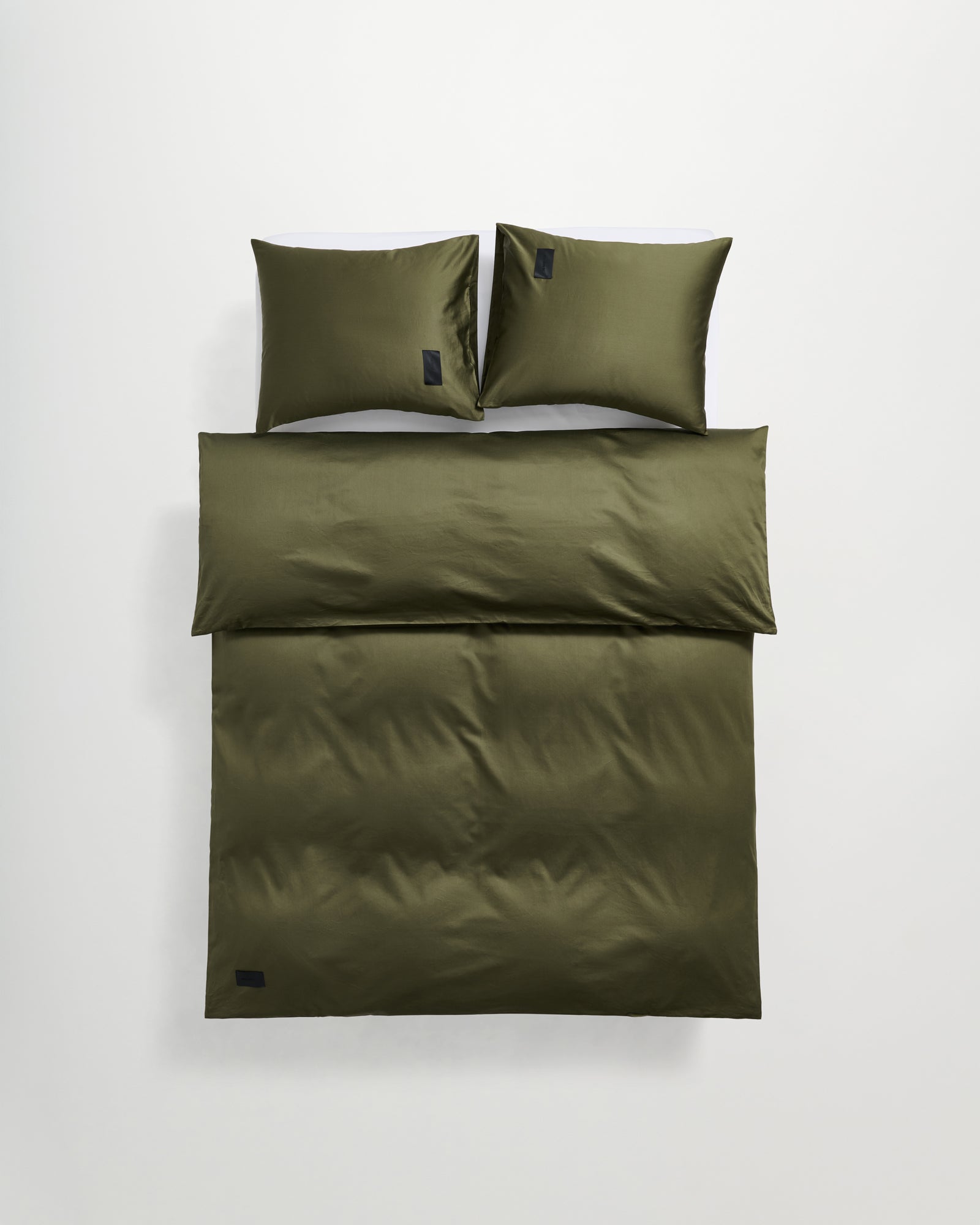 Pure duvet cover | Olive green Sateen