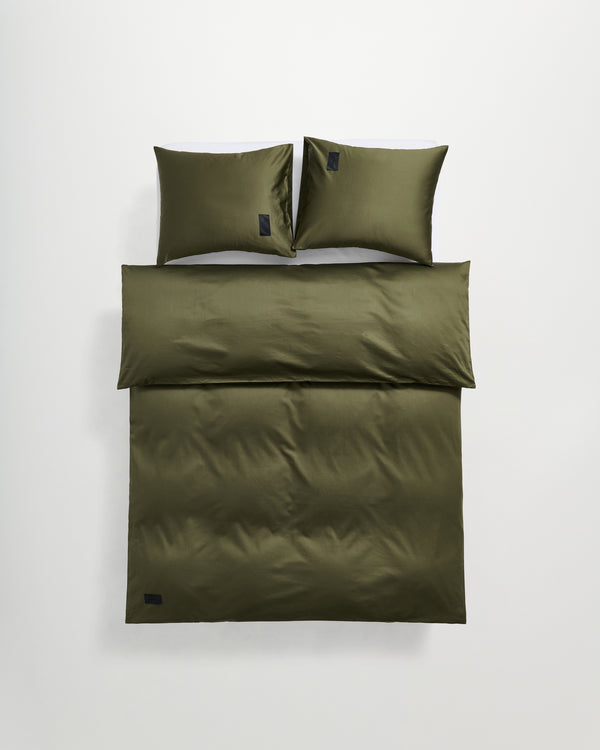Pure duvet cover | Olive green Sateen