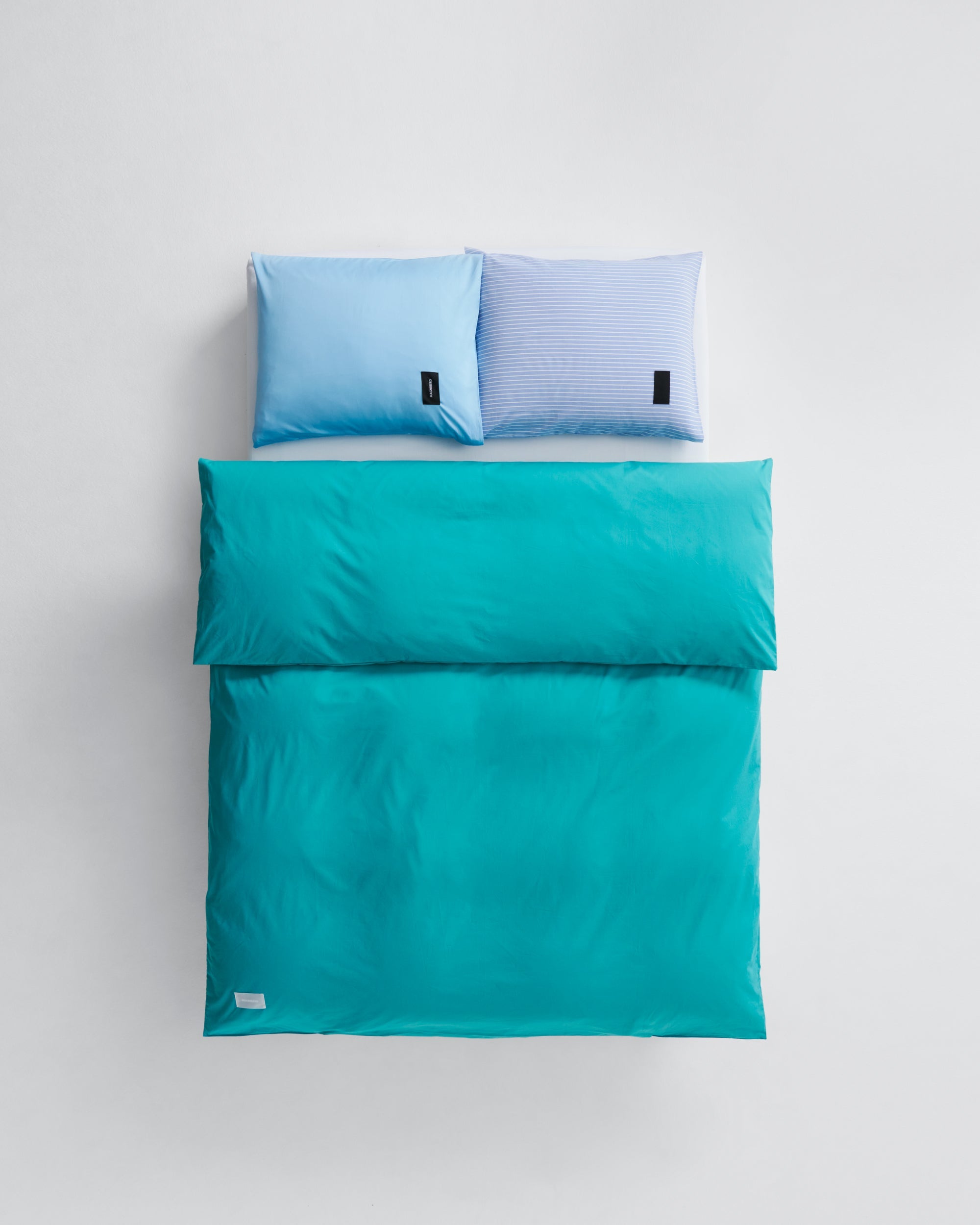 Pure duvet cover | Aqua green Poplin