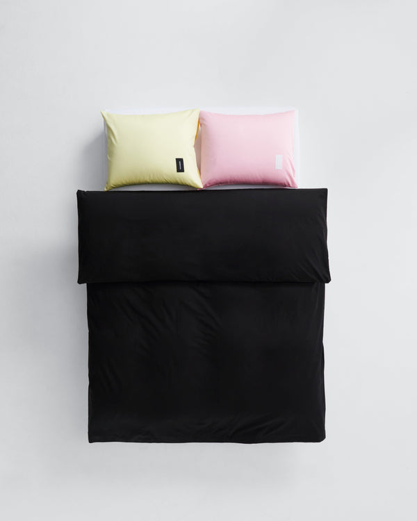 Pure duvet cover | Black Poplin