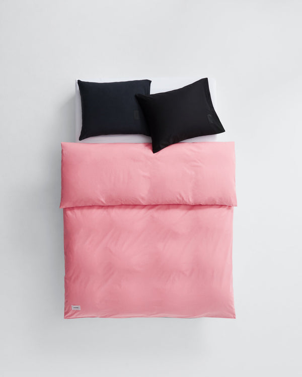 Pure duvet cover | Coral pink Poplin