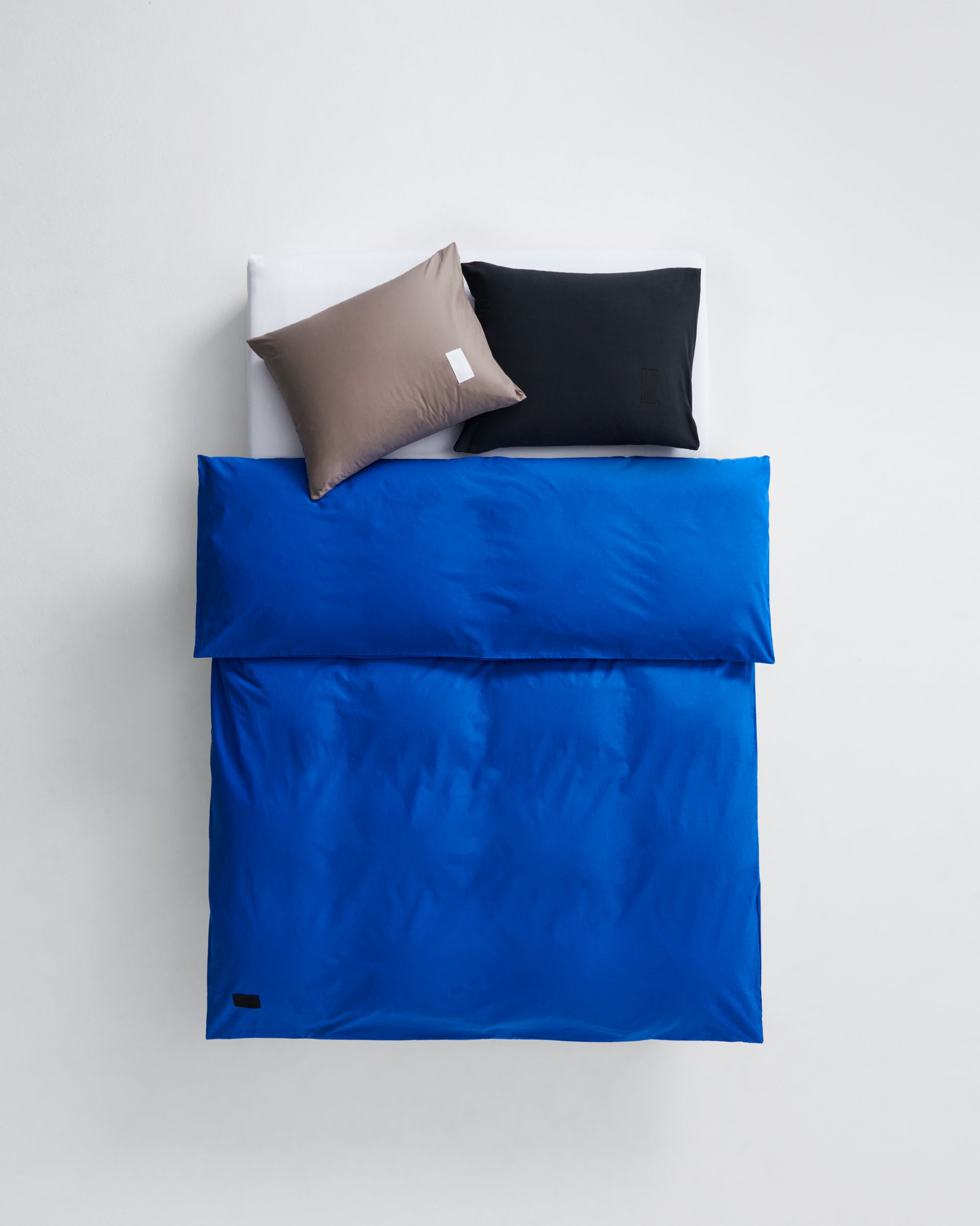 Pure duvet cover | Italian blue Poplin