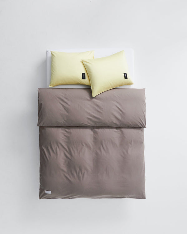 Pure duvet cover | Mud Poplin