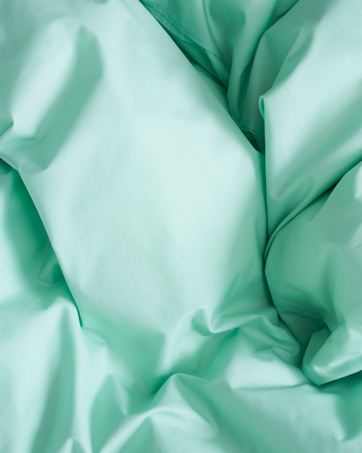 Pure duvet cover | Pale green Poplin